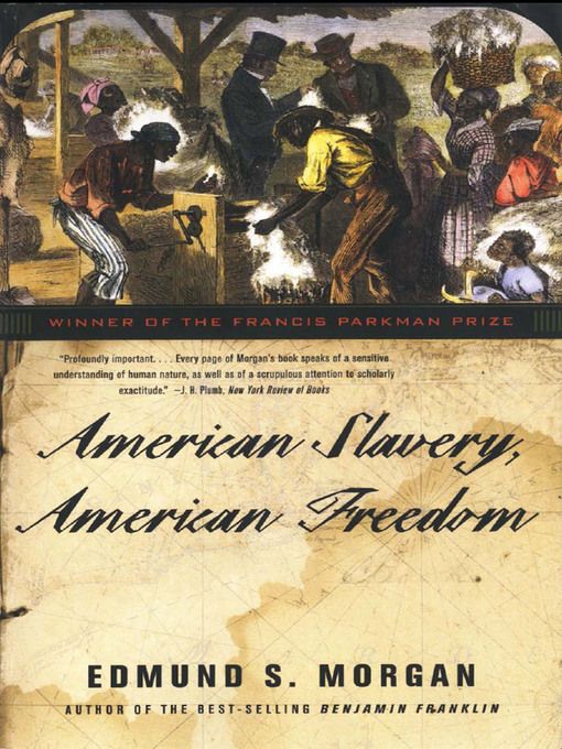 Cover image for American Slavery, American Freedom